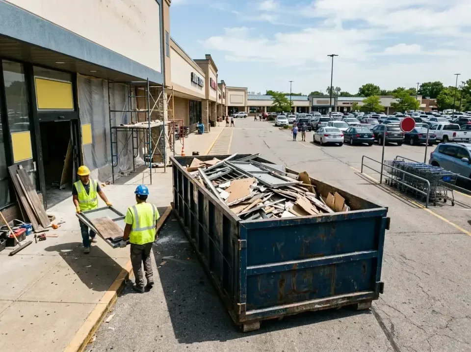 retail-store-renovation-debris-003 — frequently asked questions, Roll-off Dumpster Rentals in Colwyn, PA